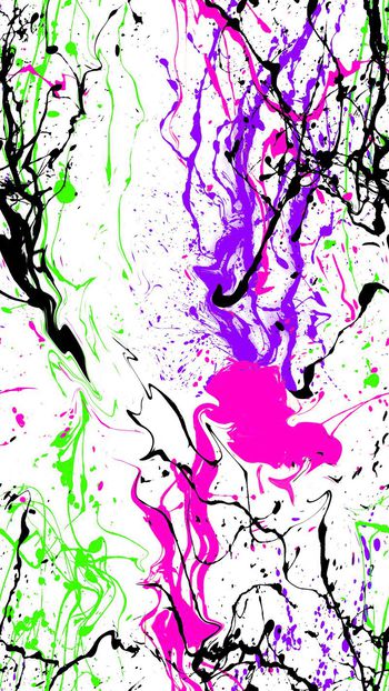 441041-油墨喷溅油漆墨点四溅牛仔裤铅笔裤女