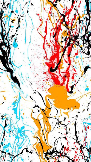 441042-油墨喷溅油漆墨点四溅牛仔裤铅笔裤女