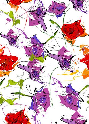 441139-抽象花卉