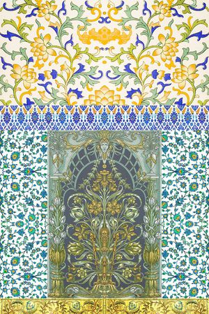 欧式印花华亿平台图片