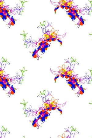 复古印花华亿平台图片