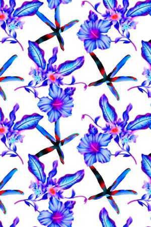 抽象印花华亿平台图片