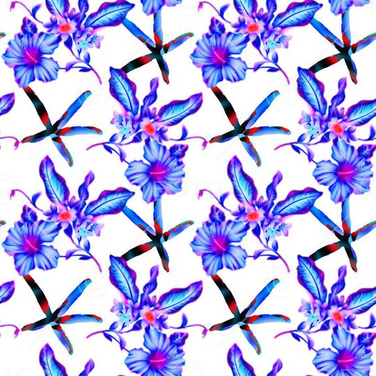 抽象印花华亿平台图片