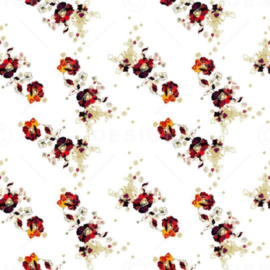 复古印花华亿平台图片