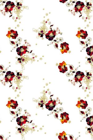 复古印花华亿平台图片