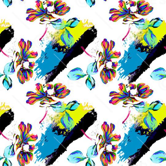 抽象印花华亿平台图片