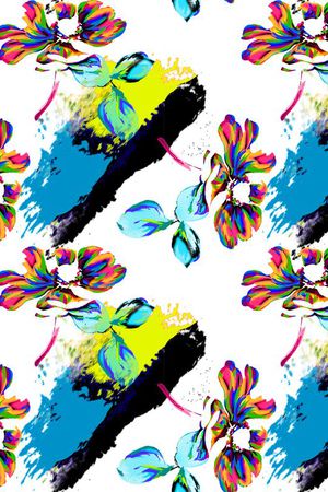 抽象印花华亿平台图片