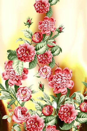 彩色渐变印花华亿平台图片