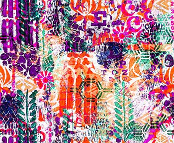 441460-质感几何图案涂鸦手绘油画肌理拼贴组