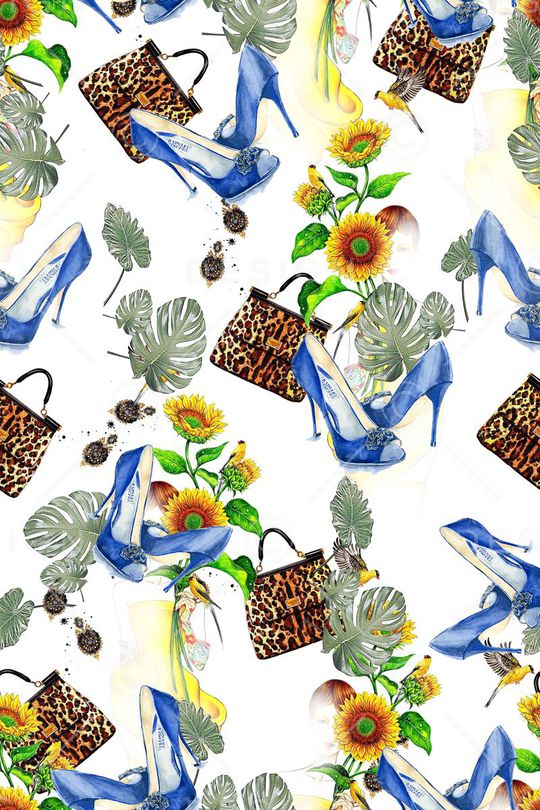 流行时尚印花华亿平台图片