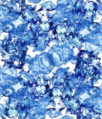 441710-抽象水彩男装个性花数码印花