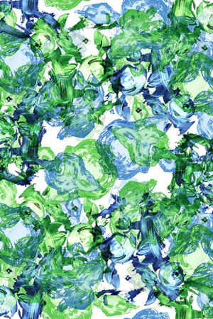 抽象水彩印花华亿平台图片