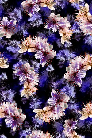 抽象印花华亿平台图片