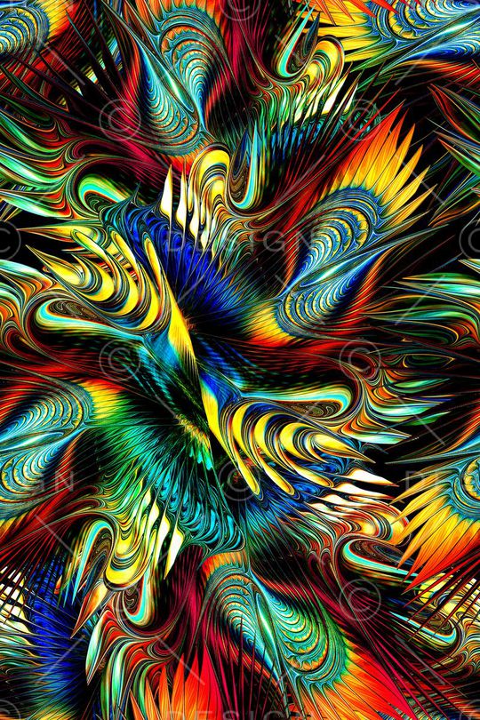 抽象印花华亿平台图片