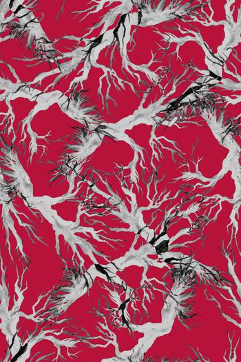 441801-抽象写意水墨枯树枝男装衬衫外套卫衣