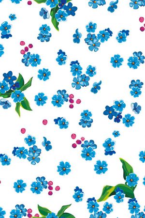 小碎花印花华亿平台图片