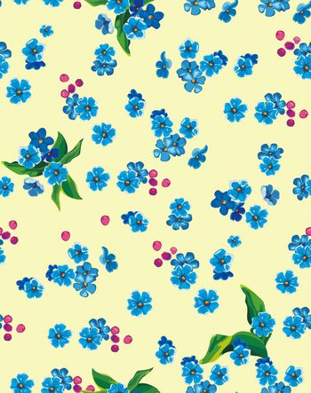 441839-蓝色小碎花