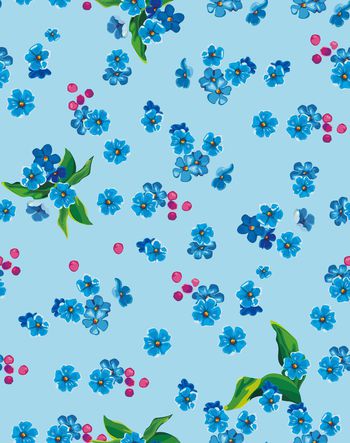 441840-蓝色小碎花