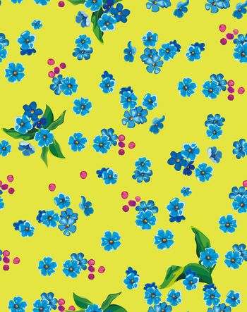 441841-蓝色小碎花