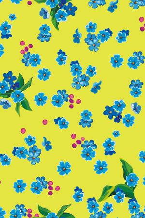 小碎花印花华亿平台图片