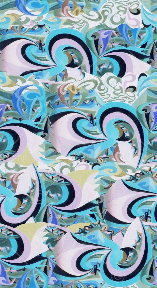 抽象印花华亿平台图片