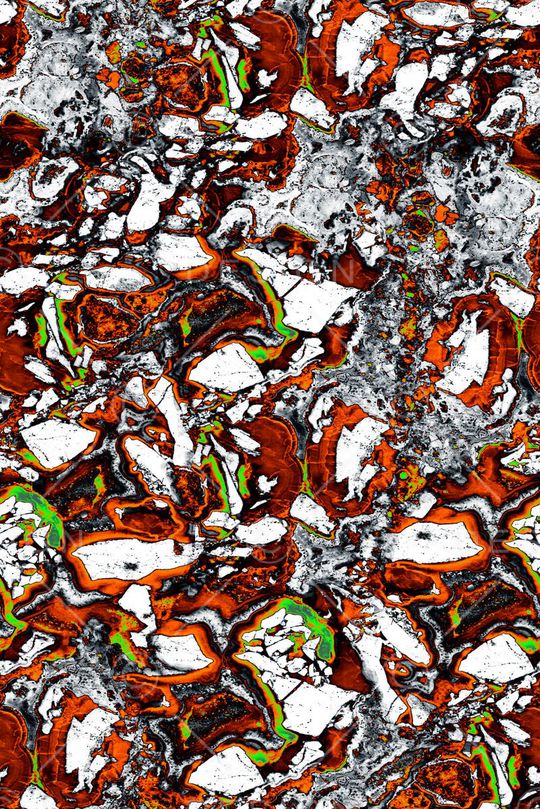 小清新时尚流行印花华亿平台图片