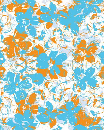 441882-泼墨抽象花卉