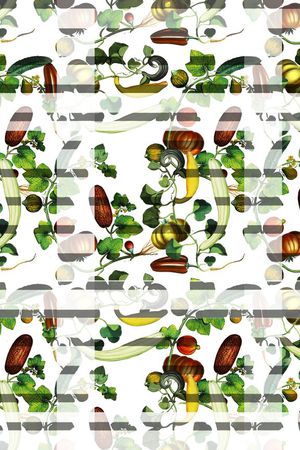 几何条纹印花华亿平台图片