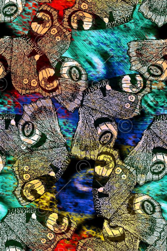 复古印花华亿平台图片