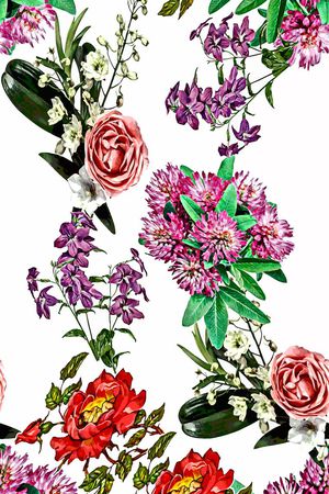 淡紫色印花华亿平台图片