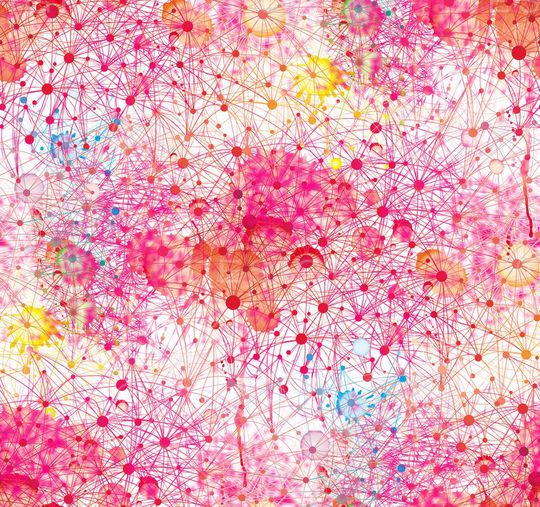 抽象印花华亿平台图片