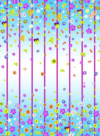 442115-花海浮沉-跳动的小碎花