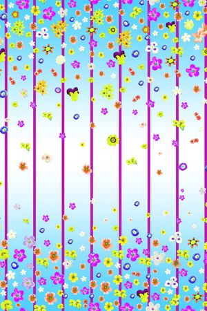 欧式渐变小碎花印花华亿平台图片