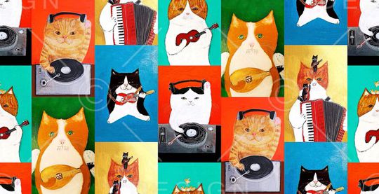 趣味卡通印花华亿平台图片