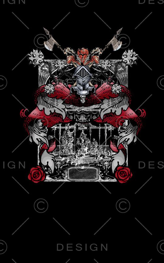 复古印花华亿平台图片