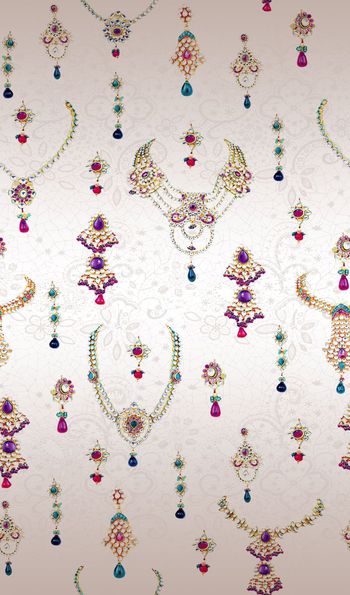 442154-欧式宫廷浪漫奢侈华丽蕾丝珠宝