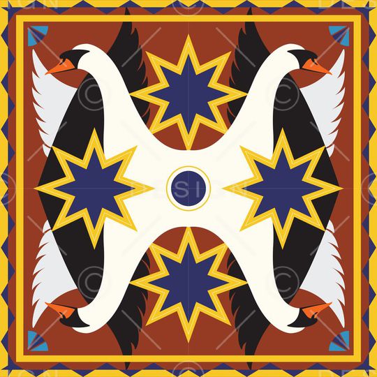 复古印花华亿平台图片