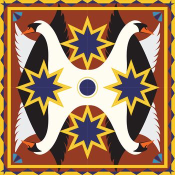 复古印花华亿平台图片