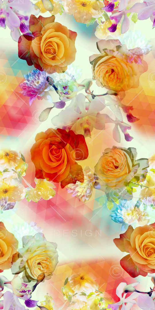 花卉 玫瑰花等印花华亿平台图片