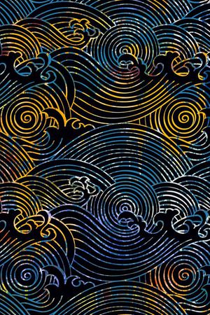 复古印花华亿平台图片