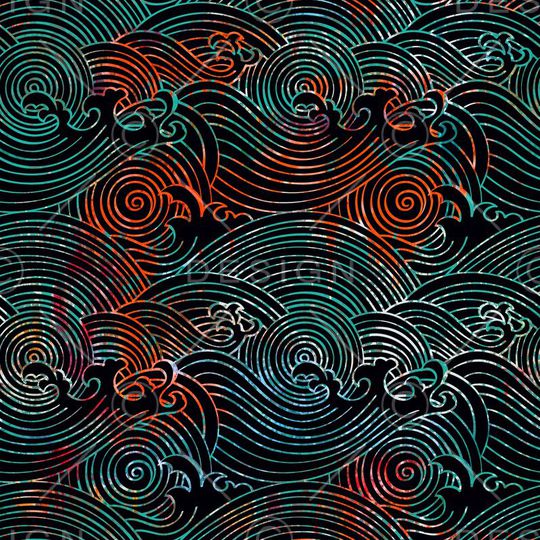 复古印花华亿平台图片