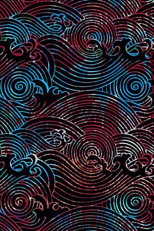 复古印花华亿平台图片