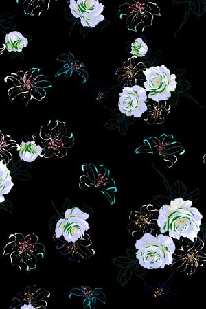 时尚简易印花华亿平台图片