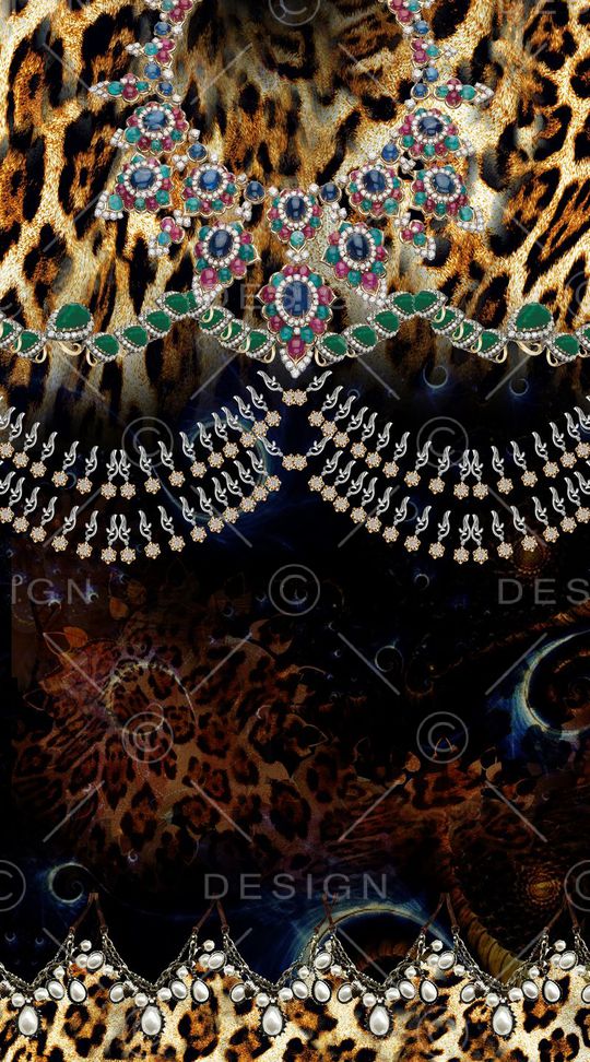 豹纹印花华亿平台图片