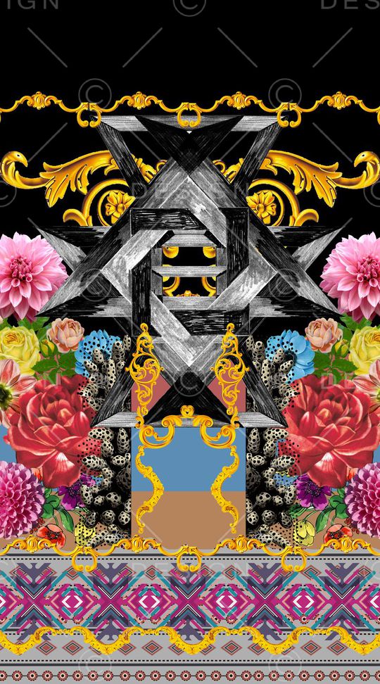 大牌金属印花华亿平台图片