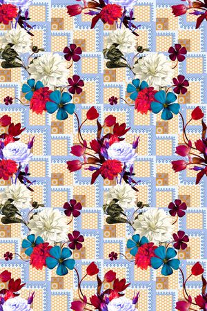 欧式民族复古印花华亿平台图片