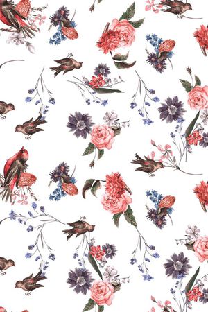 复古印花华亿平台图片