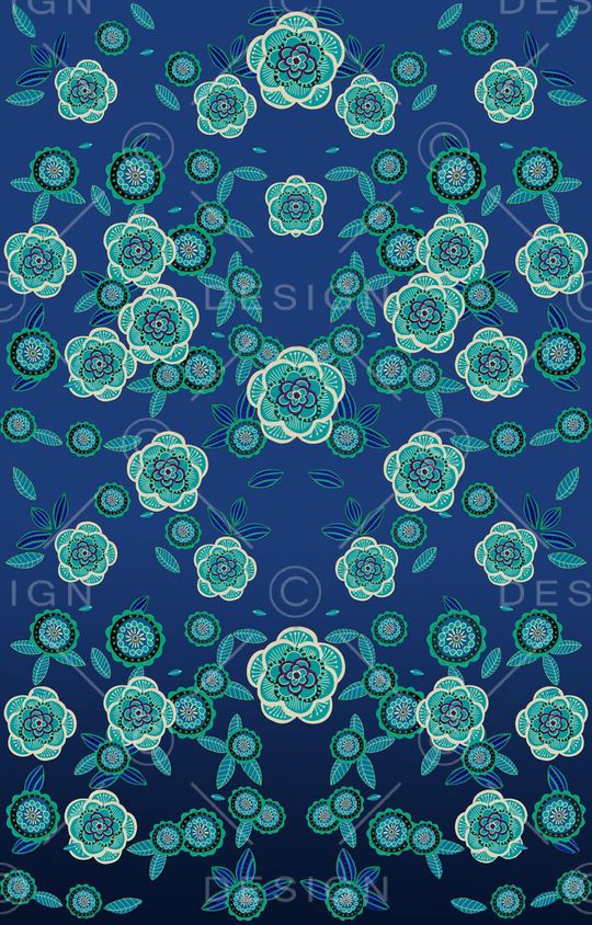 层次感强烈印花华亿平台图片