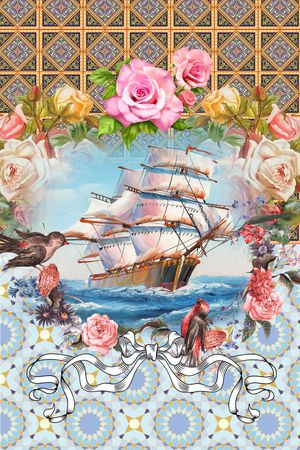 帆船印花华亿平台图片