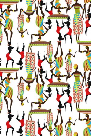 非洲壁画印花华亿平台图片